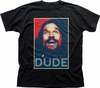 The DUDE Big Lebowski Jeff Bridges Acid Flashback printed cotton t-shirt FN9260