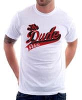 The Dude Big Lebowski white printed t-shirt 9637