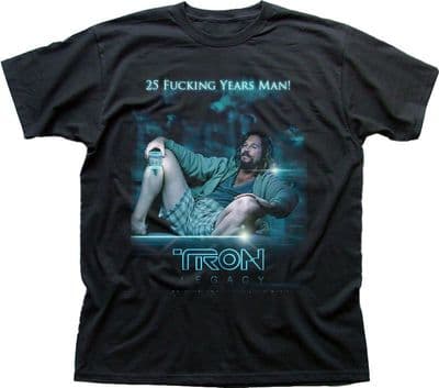 TRON Legacy Big Lebowski DUDE Flynns Arcade ENCOM funny cotton t-shirt 9837