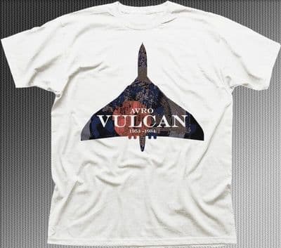 Vulcan AVRO Bomber RAF Royal Airforce printed tshirt FN9471