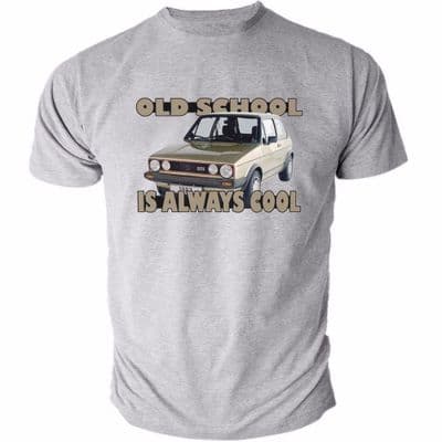 VW GTi MK1 Golf Old School heather t-shirt FN9203