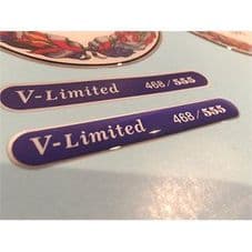 555 Limited Build No. Gel badge