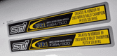 Bonnet Strut Sticker