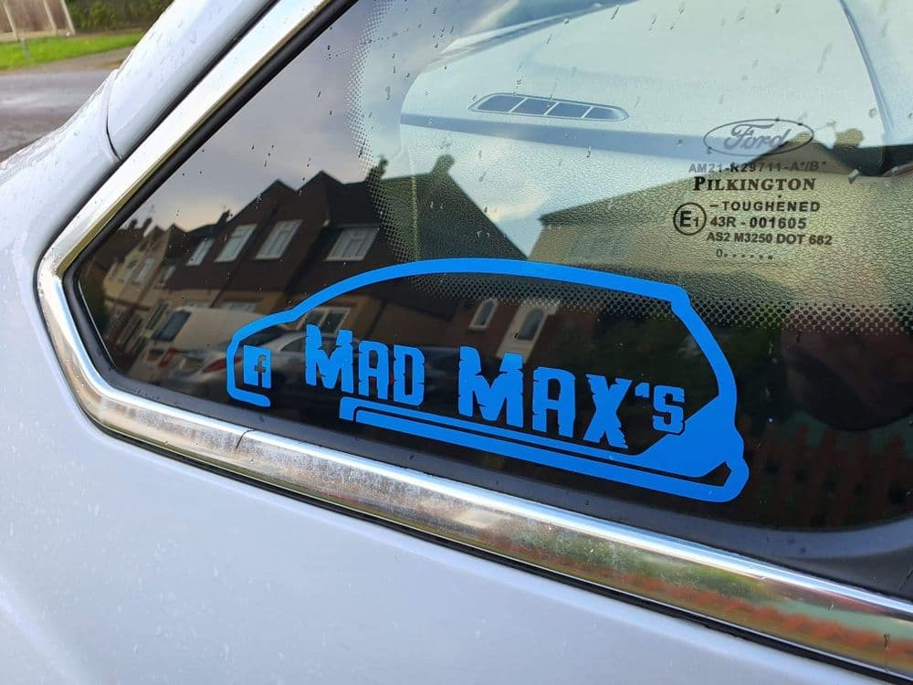 Mad Maxs Vehicle Outline Sticker