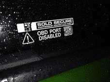 OBD PORT DISABLED Sticker (Pair)