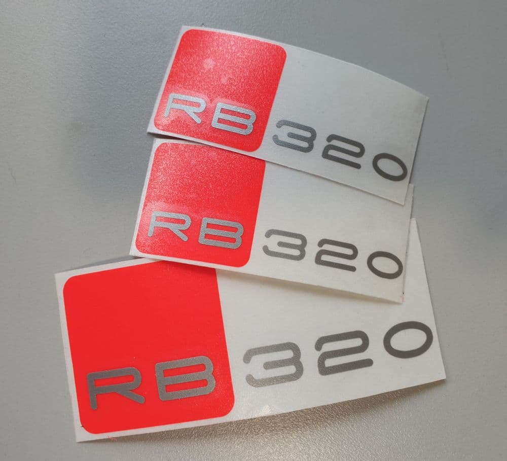 RB320 Replacement Stickers