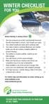 NYFRS22-0026 - Leaflet: Winter checklist
