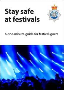 NYP16-0194 - Postcard: Festival safety
