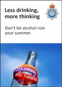 NYP17-0121 - Postcard: Less drinking more thinking