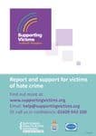 NYP18-0074 - Poster: Supporting victims hate crime external