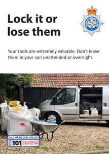 NYP19-0034 - Poster: Van and tool security