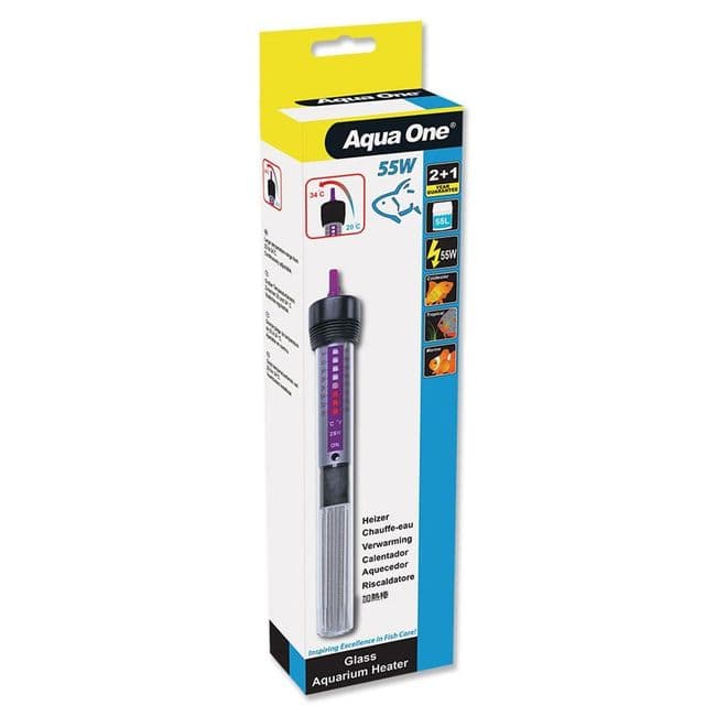 Aqua One Glass 55w Heater