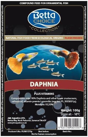 Betta Choice Frozen Daphnia - Main Image