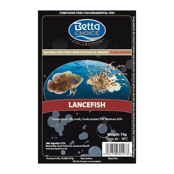 Betta Choice Frozen Lancefish