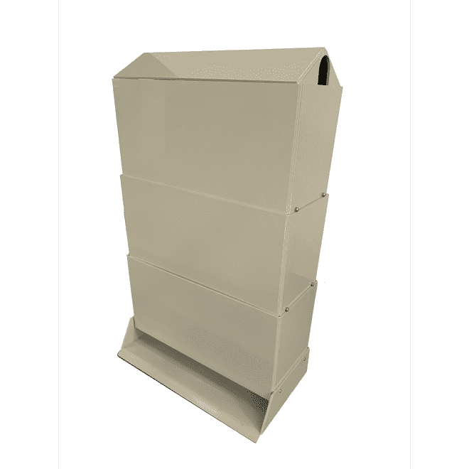 Burtons 3 Tier Poly Shower 600mm