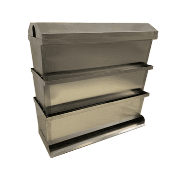 Burtons Stainless Steel 3 Tier Shower