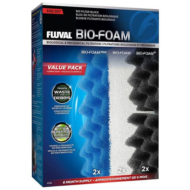 Fluval 307/06 Bio-Foam Value Pack