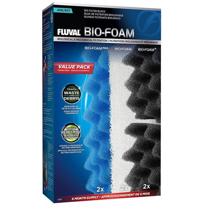 Fluval 407/06 Bio-Foam Value Pack