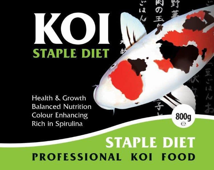 KOI Staple Fish Food Pellet 10000g - Koi Food Pellet Formulation For Unique Nutrient Delivery