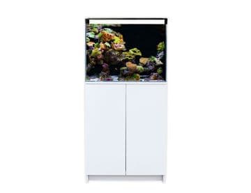 Mini Reef 120 With  White Cabinet