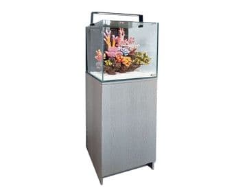 Mini Reef 90 With Grey Cabinet