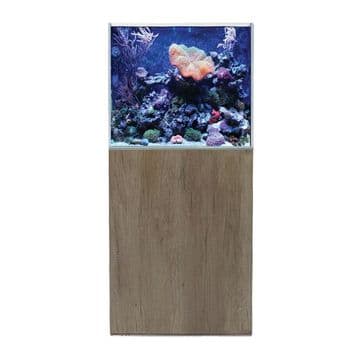 ReefSys 180 with Grey Nebraska Oak Cabinet