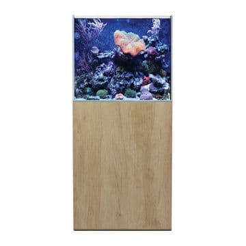 ReefSys 180 with Natural Nebraska Oak Cabinet