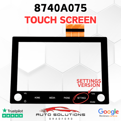 8740A075 Touch Screen Replacement