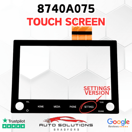 8740A075 Touch Screen Replacement
