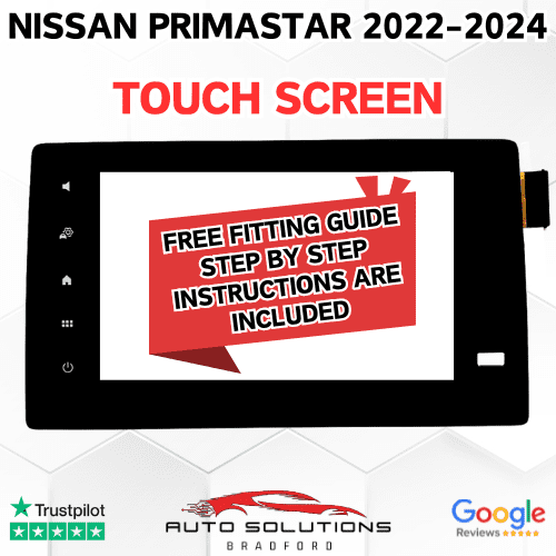 Nissan Primastar 2023-2025 Touch Screen Replacement