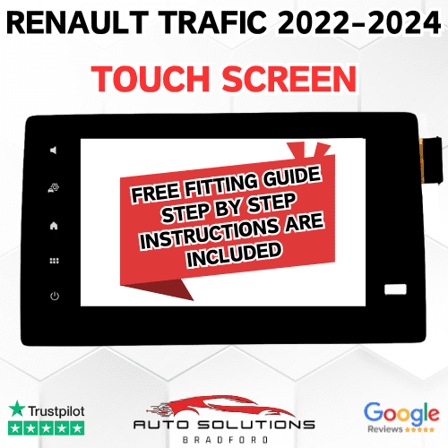 Renault Trafic 2022-2025 Touch Screen Replacement