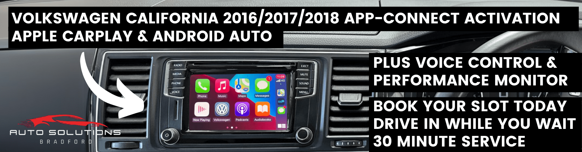 Volkswagen California App-Connect CarPlay Android Auto Activation Key