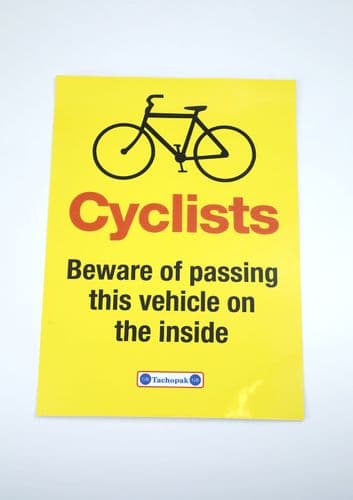 Cyclist Beware Sticker