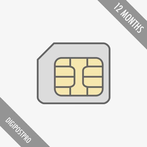 GPRS SIM 12 Months digipostpro