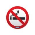 No Smoking Window Sticker