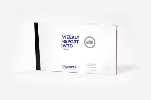 Working Time Weekly Report Book