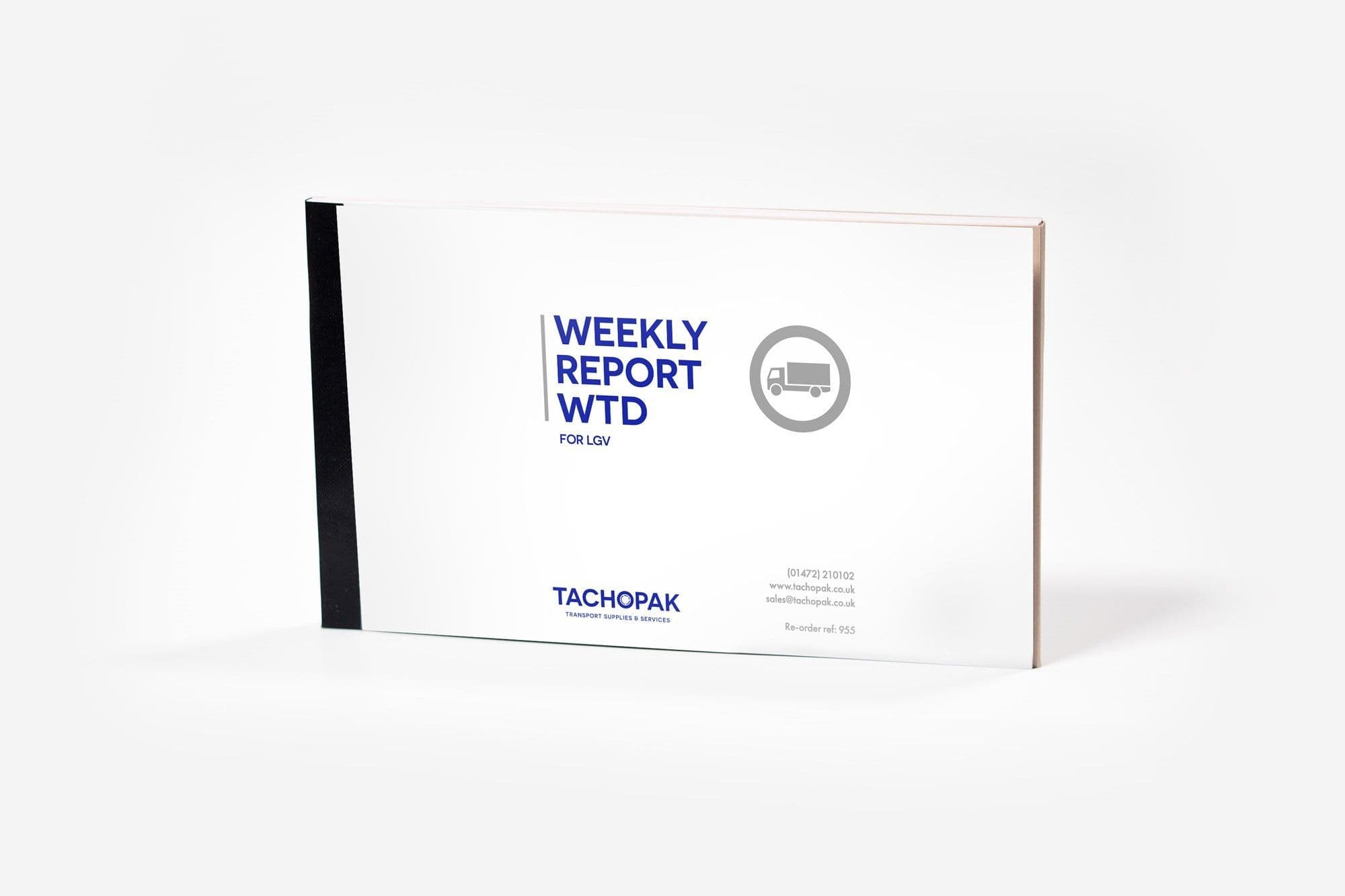 Working Time Weekly Report Book