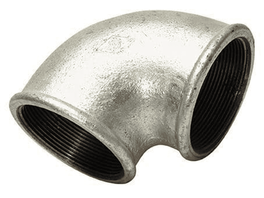 elbow female BSP galvanised iron