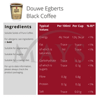 15 Sleeves (150 Cups) Douwe Egberts 2Go Coffee Variety Pack - 3 Popular Flavours incl Latte