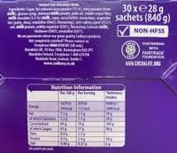 Cadbury Hot Chocolate (30 Sachets)