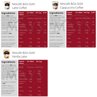 Nescafe &Go 12 Sleeves (96 Cups) Mega Vend  Coffee Variety Pack - 5 Best Selling Flavours