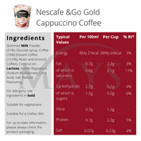 Nescafe &Go Gold Cappuccino
