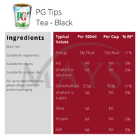 PG Tips 2Go Black (10 Cups)