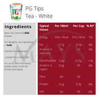PG Tips 2Go White Tea (10 Cups)