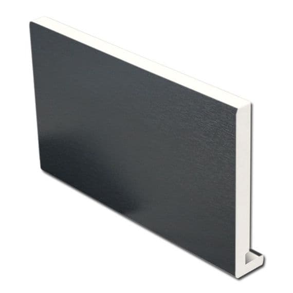 150mm Anthracite Replacement Fascia Board Dark Grey 16mm - 5m