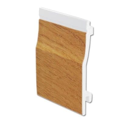150mm Irish Oak uPVC Shiplap Cladding -5m