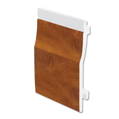 150mm PVC Golden Oak Shiplap Exterior Cladding - 5m