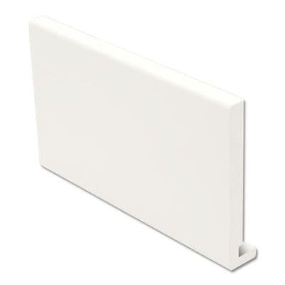 150mm White Replacement Square Fascia Board 16mm - 5mtr