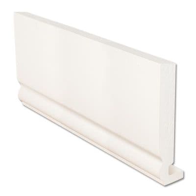 150mm White uPVC Ogee Replacement Fascia - 5m