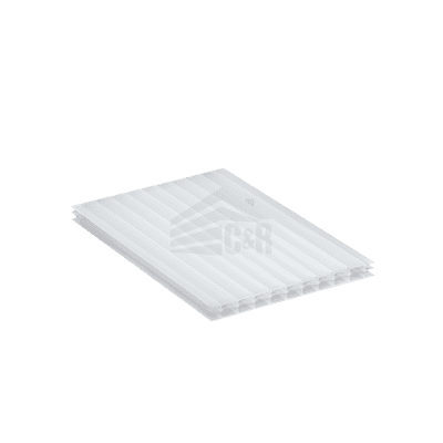 16mm Opal Triple Wall Sheet